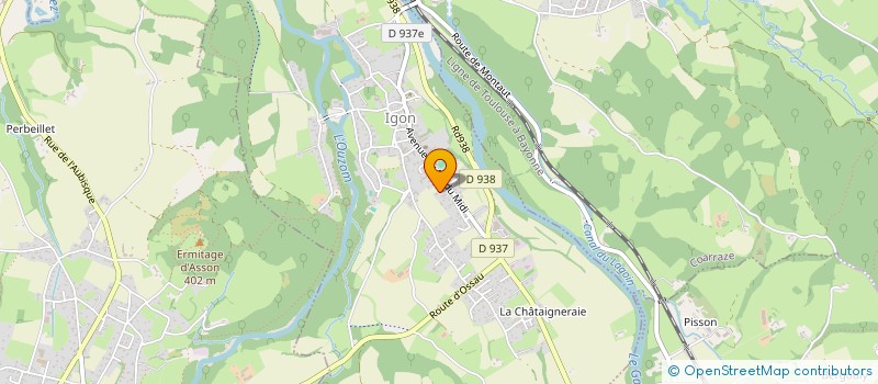 localisation de l'entreprise RSAJ  IGON