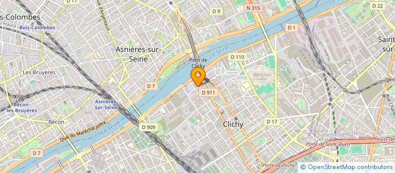 localisation de l'entreprise RSAT'N'GO à CLICHY