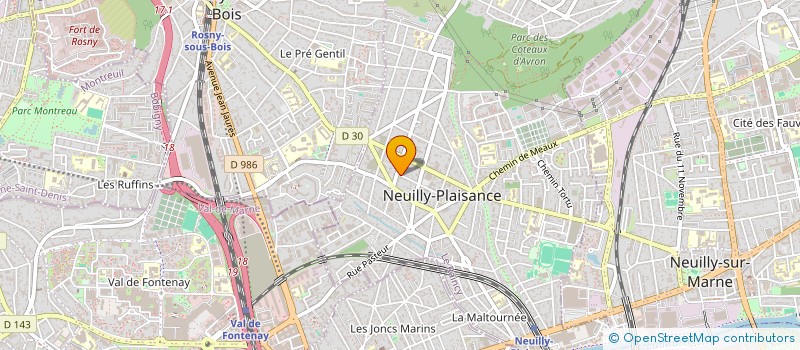 localisation de l'entreprise RSB à NEUILLY-PLAISANCE