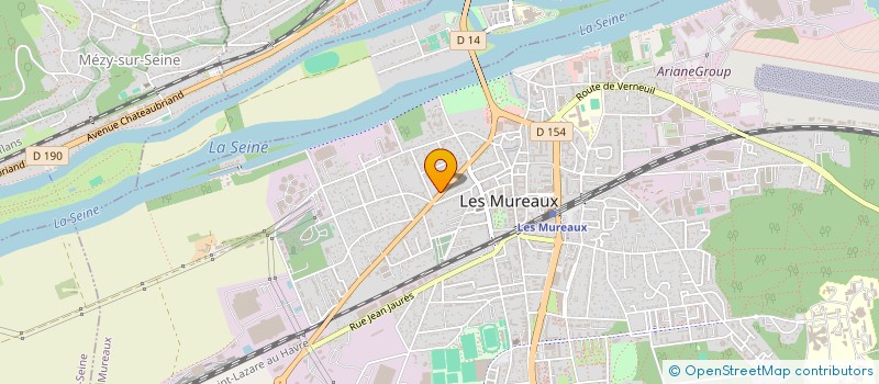 localisation de l'entreprise RSB BAT ELEC à LES MUREAUX