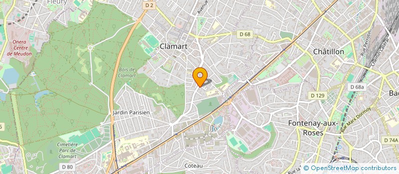 localisation de l'entreprise RSB CONCEPT à CLAMART