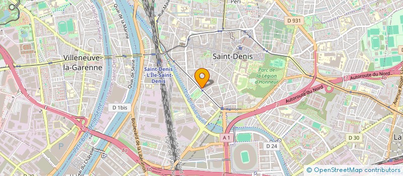 localisation de l'entreprise RSB DISTRIBUTION à SAINT-DENIS