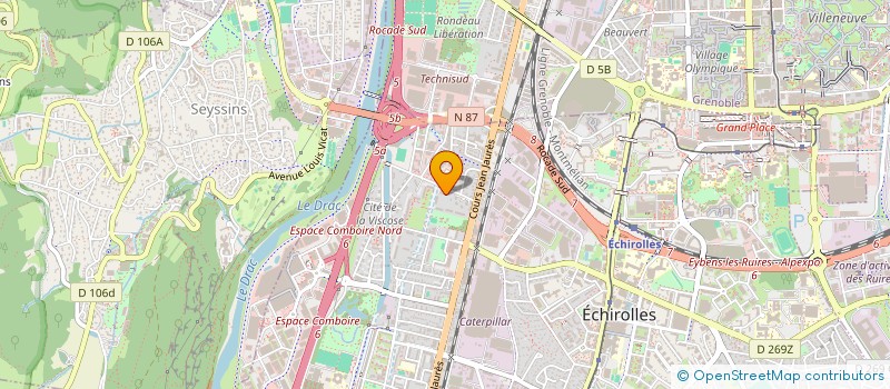 localisation de l'entreprise RSBB à ECHIROLLES