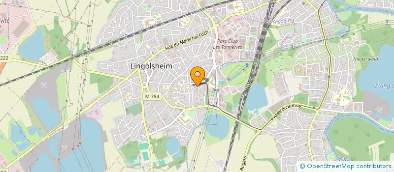 localisation de l'entreprise RSBD  LINGOLSHEIM