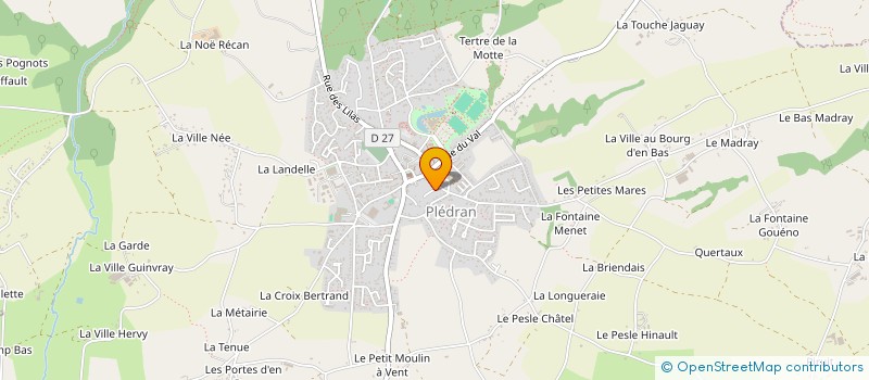 localisation de l'entreprise RSBM  PLEDRAN