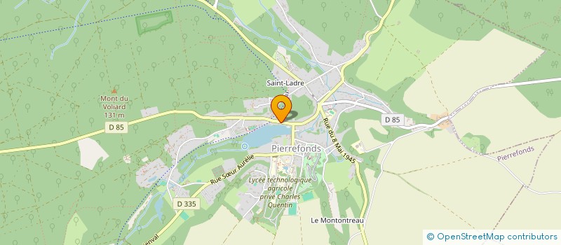localisation de l'entreprise RSC DES ENTREPRENEURS  PIERREFONDS