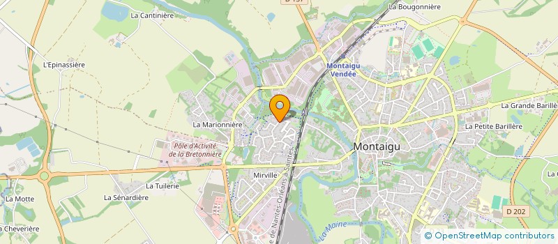 localisation de l'entreprise RSC FONTENEAU à MONTAIGU-VENDEE