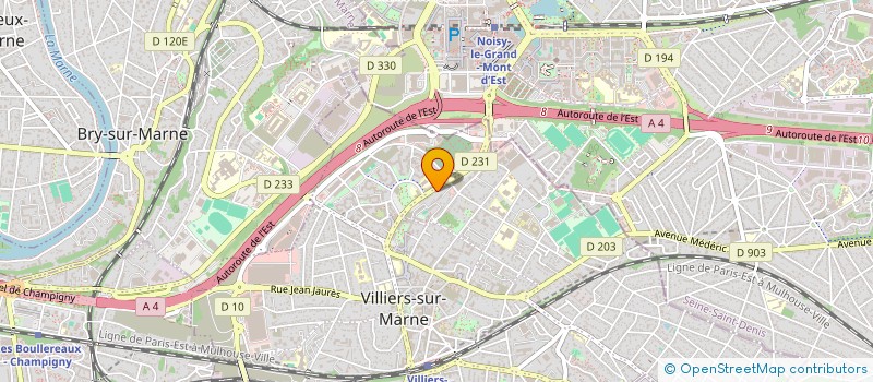 localisation de l'entreprise RSC MUSIC  VILLIERS-SUR-MARNE