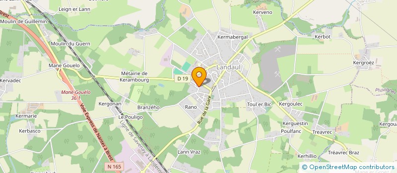 localisation de l'entreprise RSC SERVICES  LANDAUL