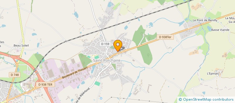 localisation de l'entreprise RSCA AUTOMOBILES  BRESSUIRE