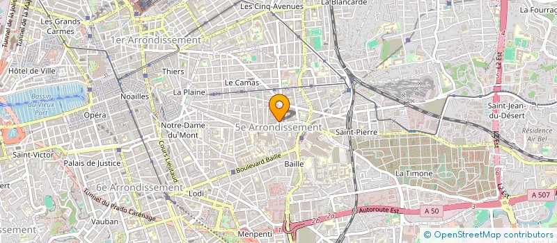 localisation de l'entreprise RSCAR 13 à MARSEILLE
