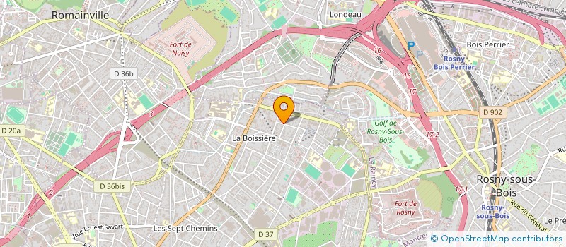 localisation de l'entreprise RSD.BTP à MONTREUIL