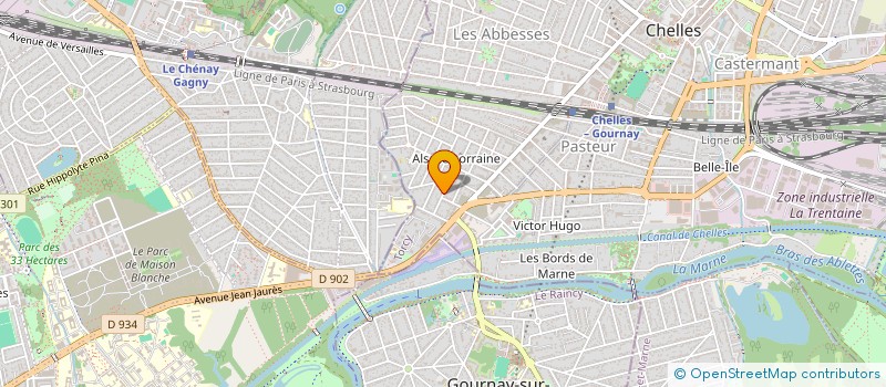 localisation de l'entreprise RSD GROUPE à CHELLES