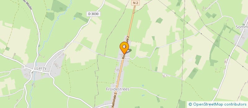 localisation de l'entreprise RSD IMMO  FROIDESTREES