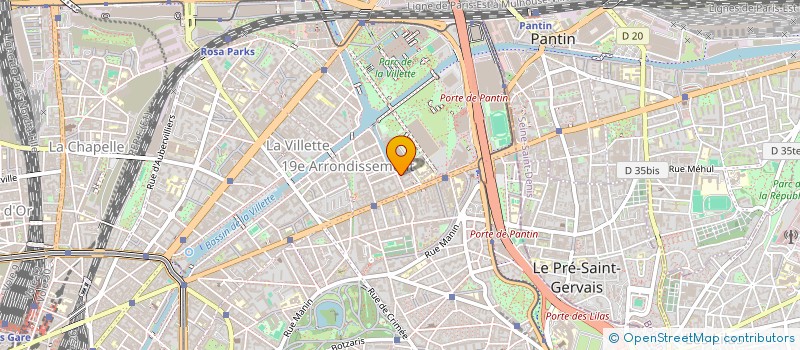 localisation de l'entreprise RSD OPTIC  PARIS