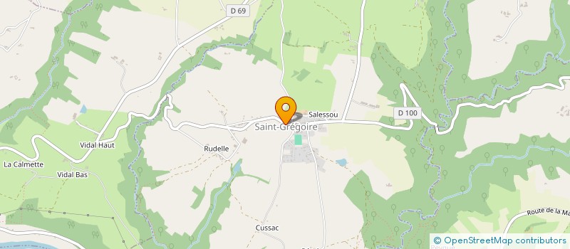 localisation de l'entreprise RSEPAUD  SAINT-GREGOIRE