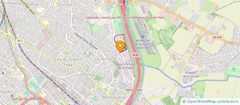 localisation de l'entreprise RSF  TOULOUSE