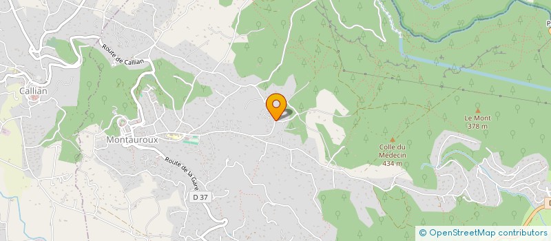 localisation de l'entreprise RSF  MONTAUROUX