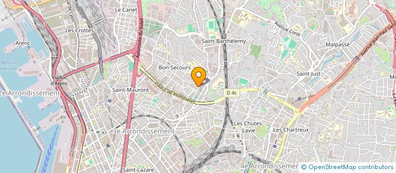 localisation de l'entreprise RSF MEDITERRANEE  MARSEILLE