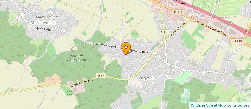 localisation de l'entreprise RSF NAVAL  ORGEVAL