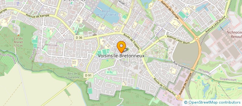 localisation de l'entreprise RSFC INVEST II  VOISINS-LE-BRETONNEUX