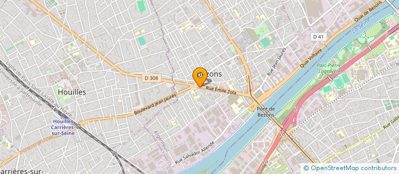 localisation de l'entreprise RSFORMATION à BEZONS