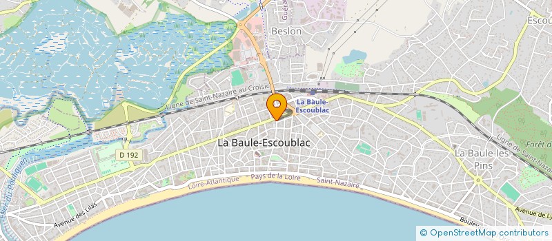 localisation de l'entreprise RSG à LA BAULE-ESCOUBLAC