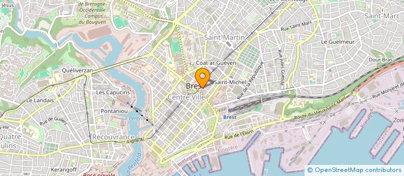localisation de l'entreprise RSG à BREST
