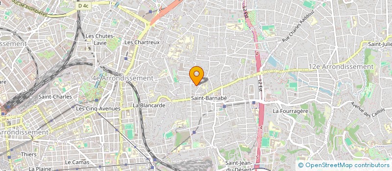 localisation de l'entreprise RSG DIFFUSION à MARSEILLE