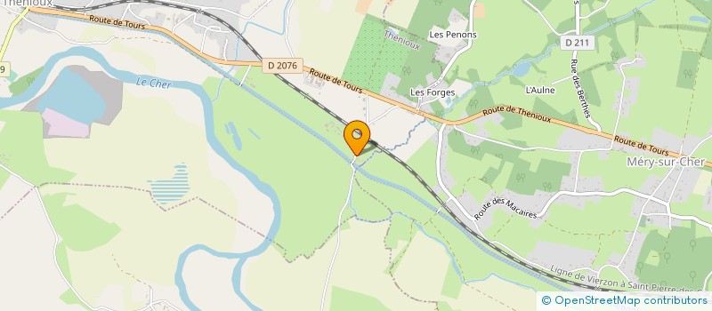 localisation de l'entreprise RSG IMPORT  THENIOUX