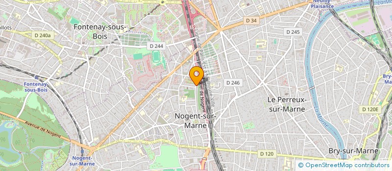 localisation de l'entreprise RSH à NOGENT-SUR-MARNE