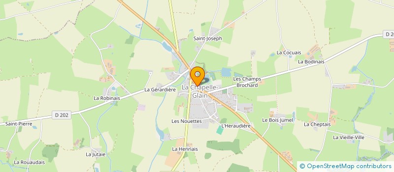 localisation de l'entreprise RSH  LA CHAPELLE-GLAIN