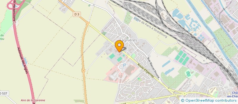 localisation de l'entreprise RSH AUTOMOBILES  FAGNIERES
