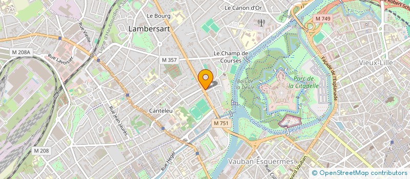 localisation de l'entreprise RSHOME à LAMBERSART