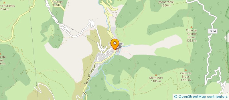 localisation de l'entreprise RSHS (RETOUR AUX SOURCES ET A L'HARMONISATION SANTE)  LUCERAM