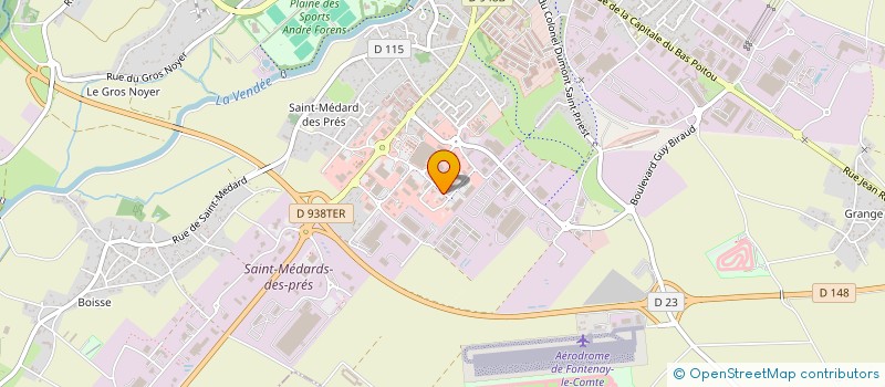 localisation de l'entreprise RSI  FONTENAY-LE-COMTE