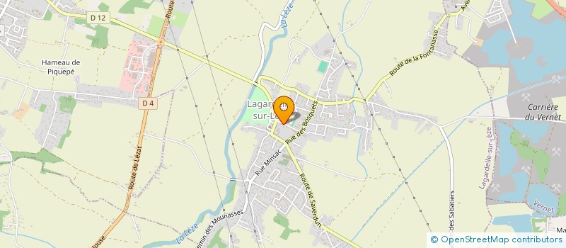 localisation de l'entreprise RSI  LAGARDELLE-SUR-LEZE