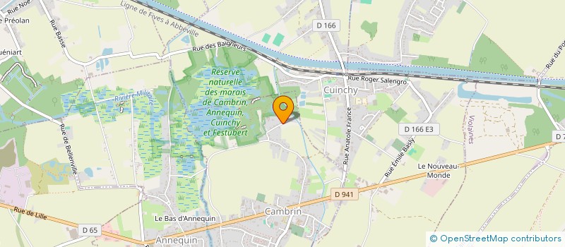 localisation de l'entreprise RSI COUVERTURES  CAMBRIN