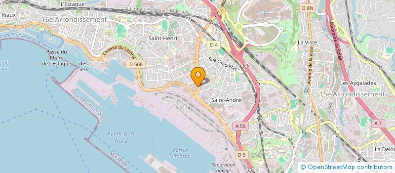 localisation de l'entreprise RSI PACA  MARSEILLE