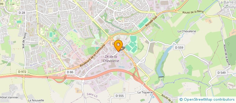 localisation de l'entreprise RSIP SAINT-LO  SAINT-LO