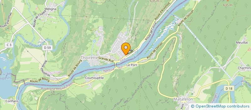 localisation de l'entreprise RSJ  THOIRETTE-COISIA