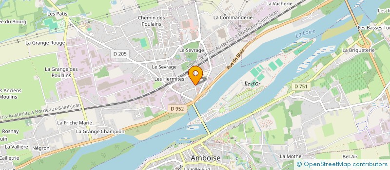 localisation de l'entreprise RSJ  AMBOISE