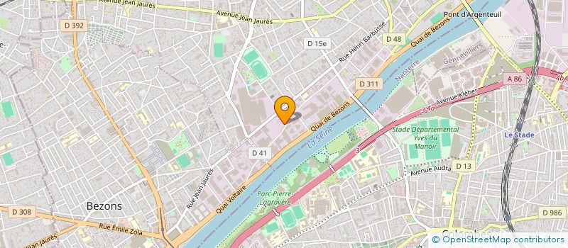 localisation de l'entreprise RSK  ARGENTEUIL