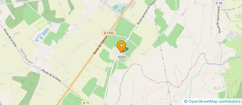 localisation de l'entreprise RSK  SAINT-ROMANS