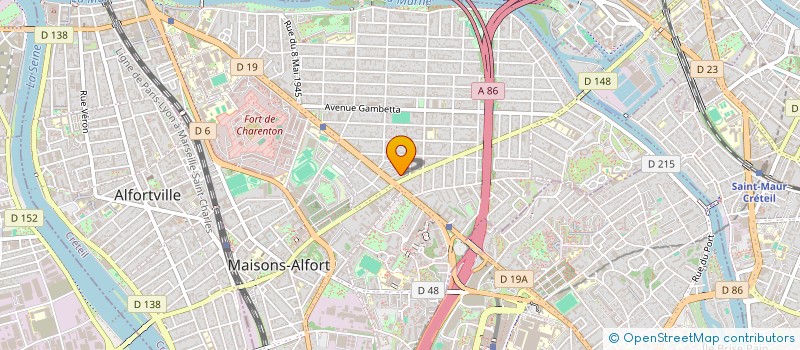 localisation de l'entreprise RSK GROUP  MAISONS-ALFORT