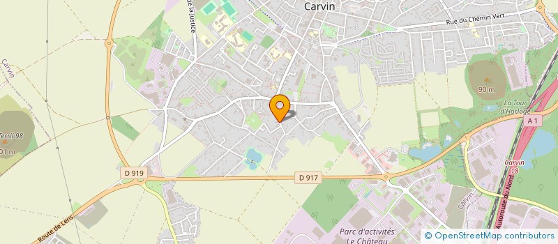 localisation de l'entreprise RSL DUMOULIN  CARVIN