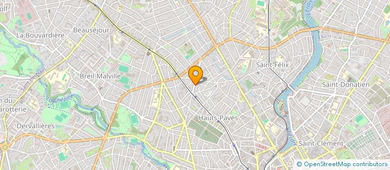 localisation de l'entreprise RSL IMMOBILIER à NANTES