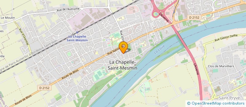 localisation de l'entreprise RSL RENOV à LA CHAPELLE-SAINT-MESMIN