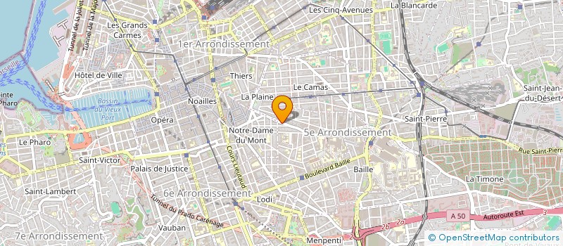 localisation de l'entreprise RSL TRANSPORT à MARSEILLE