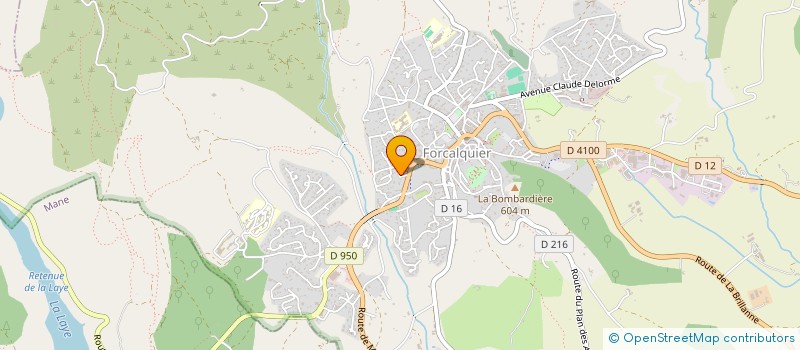 localisation de l'entreprise RSLG à FORCALQUIER
